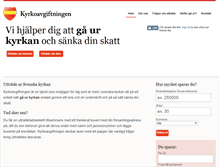 Tablet Screenshot of kyrkoavgiftningen.se